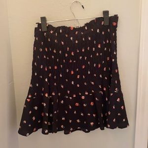 Floral mini skirt